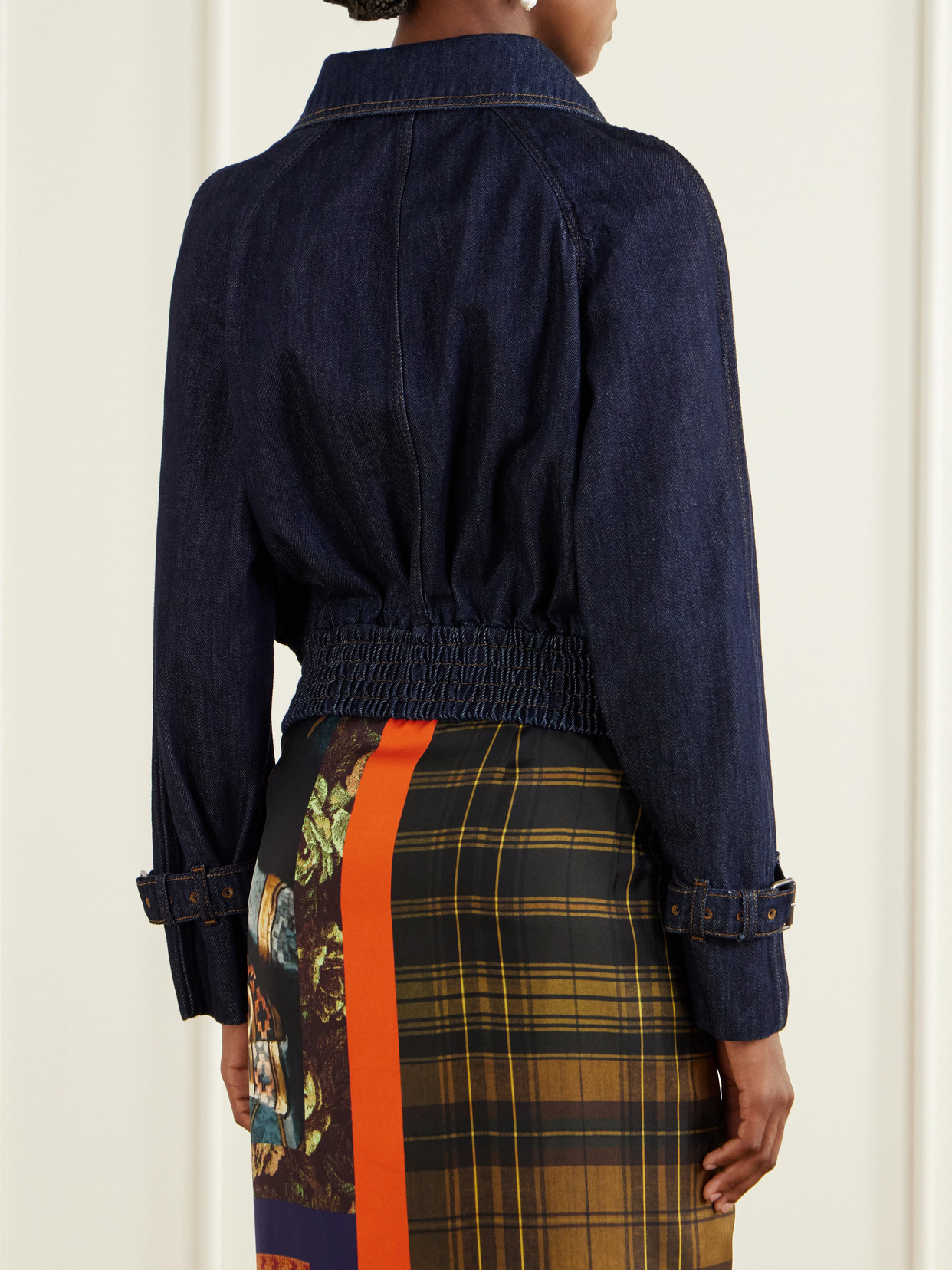 Cropped Denim Jacket