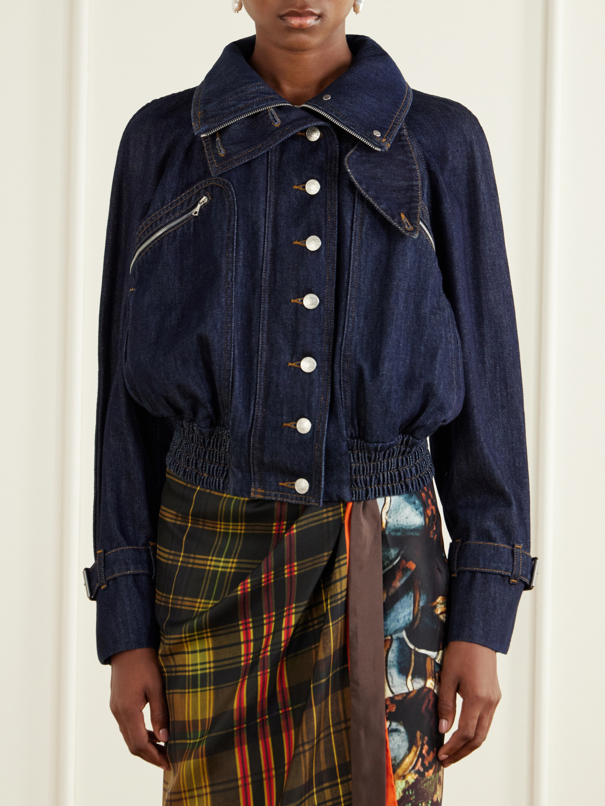 Cropped Denim Jacket