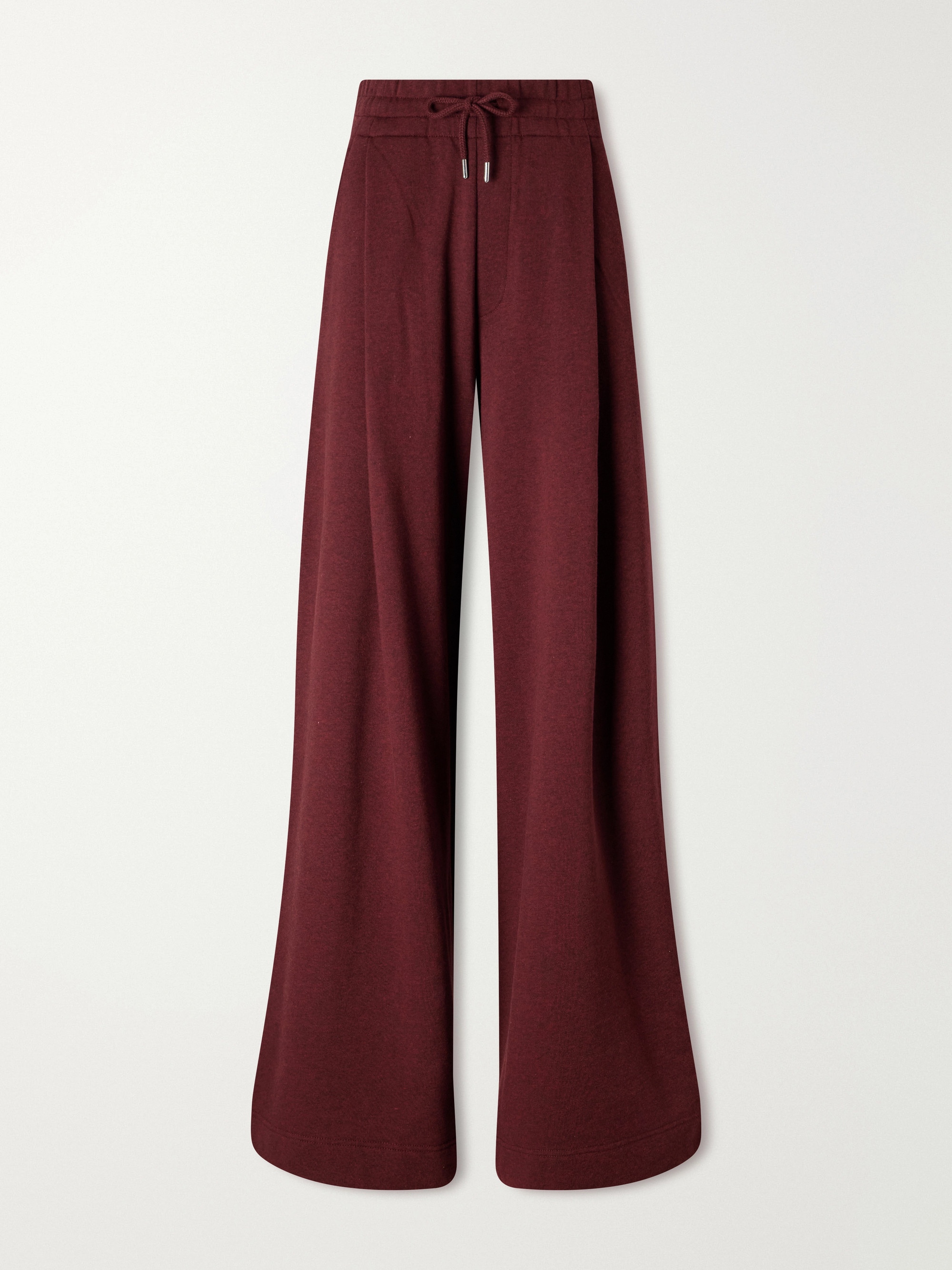 Dries Van Noten Cotton-jersey wide-leg sweatpants