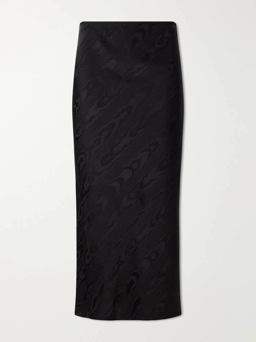 Dries Van Noten Moire Midi Skirt | Thumbnail 6 Dries Van Noten Moire Midi Skirt | Thumbnail 6