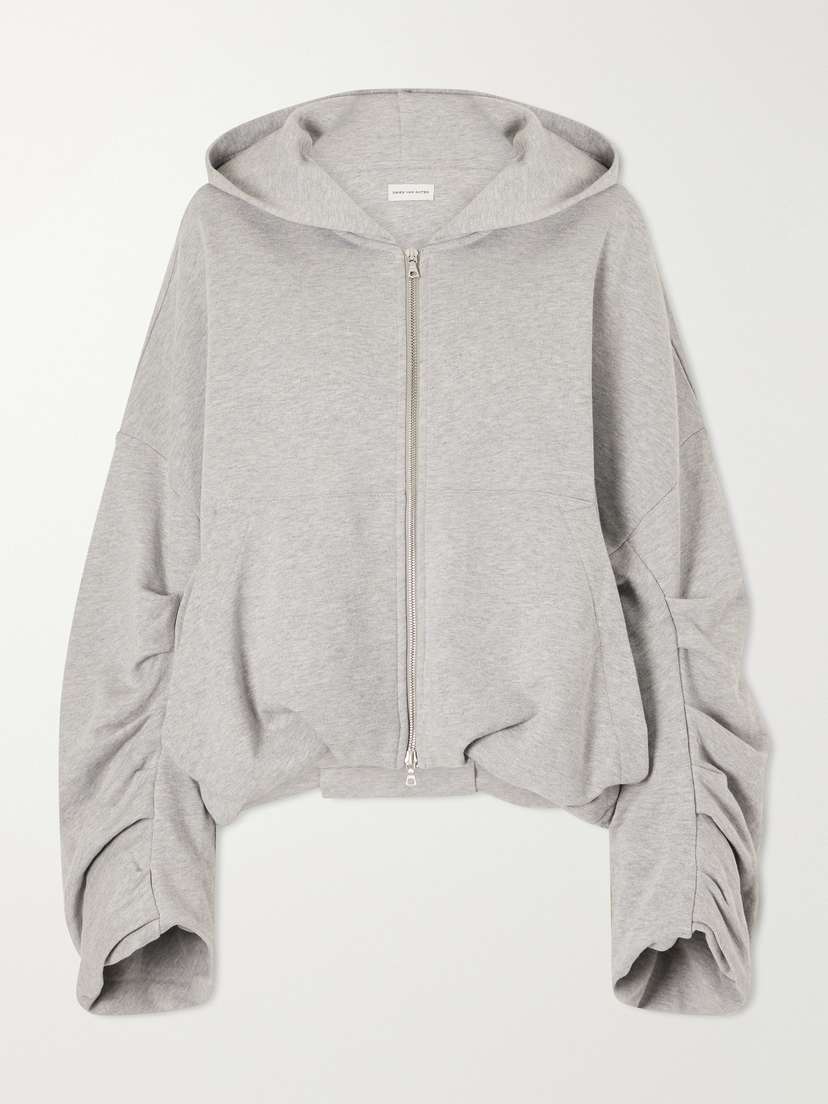 Dries Van Noten Cotton-jersey Zip-up Hoodie | Thumbnail 6 Dries Van Noten Cotton-jersey Zip-up Hoodie | Thumbnail 6