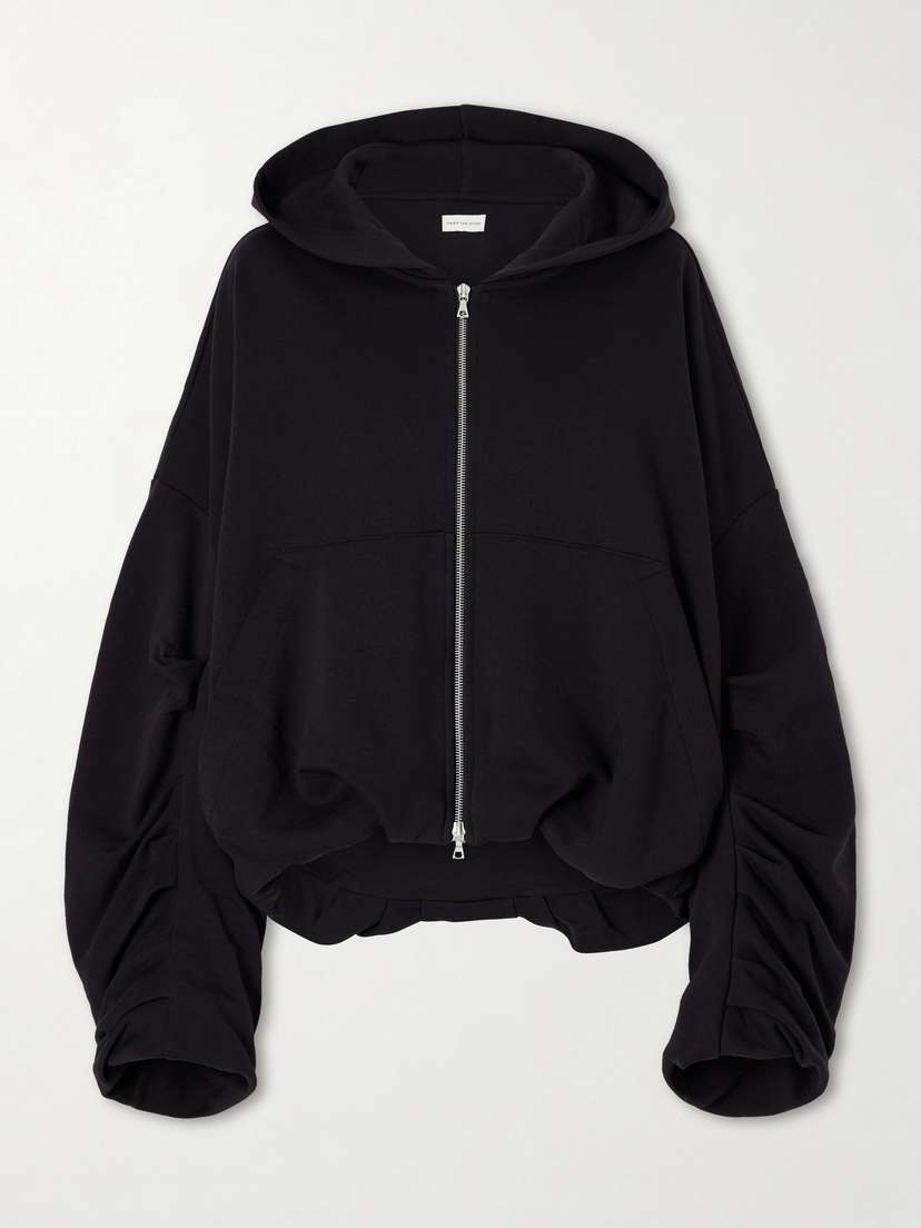 Dries Van Noten Cotton-jersey Zip-up Hoodie | Thumbnail 6 Dries Van Noten Cotton-jersey Zip-up Hoodie | Thumbnail 6