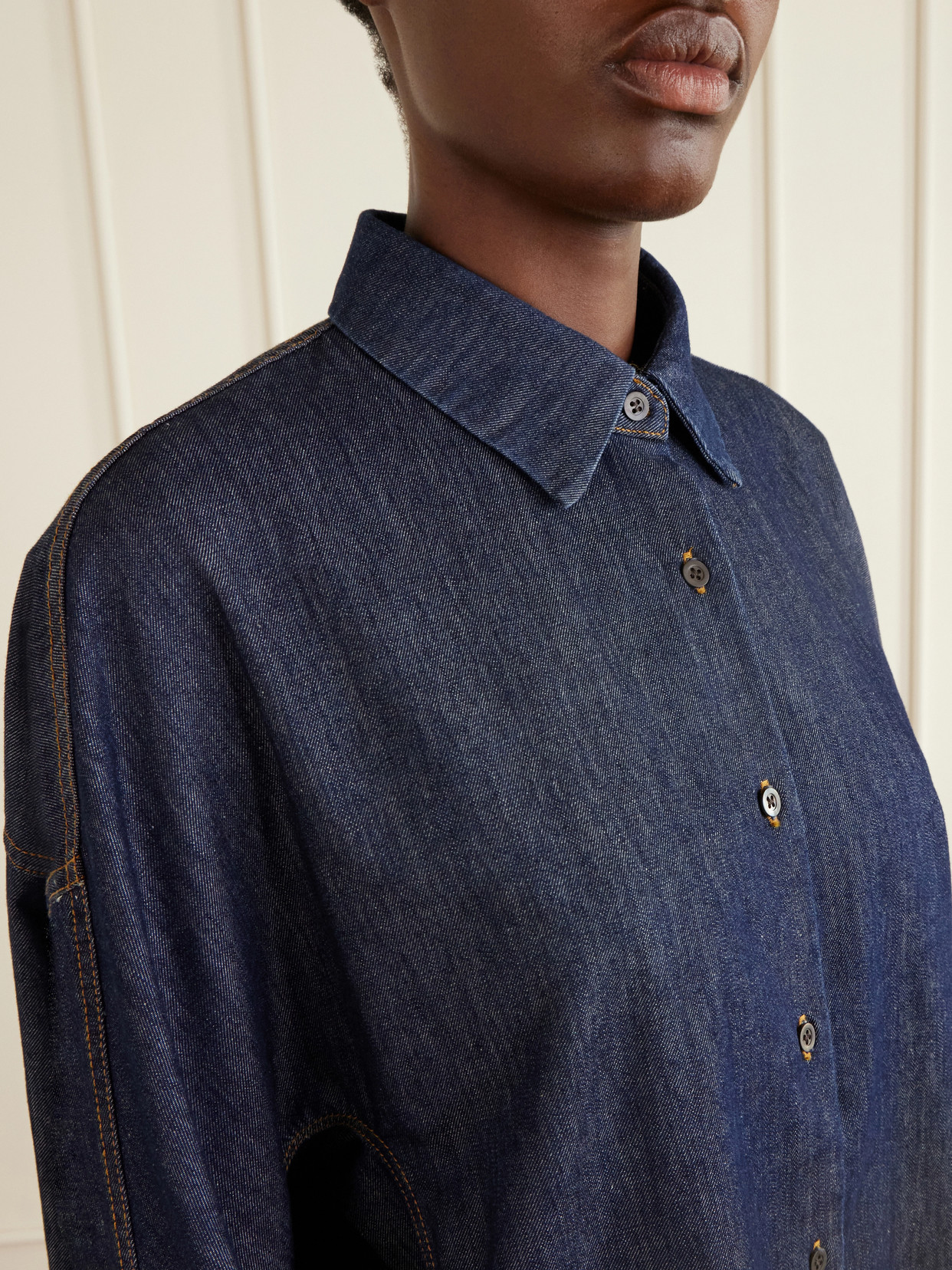 Oversized Denim Shirt