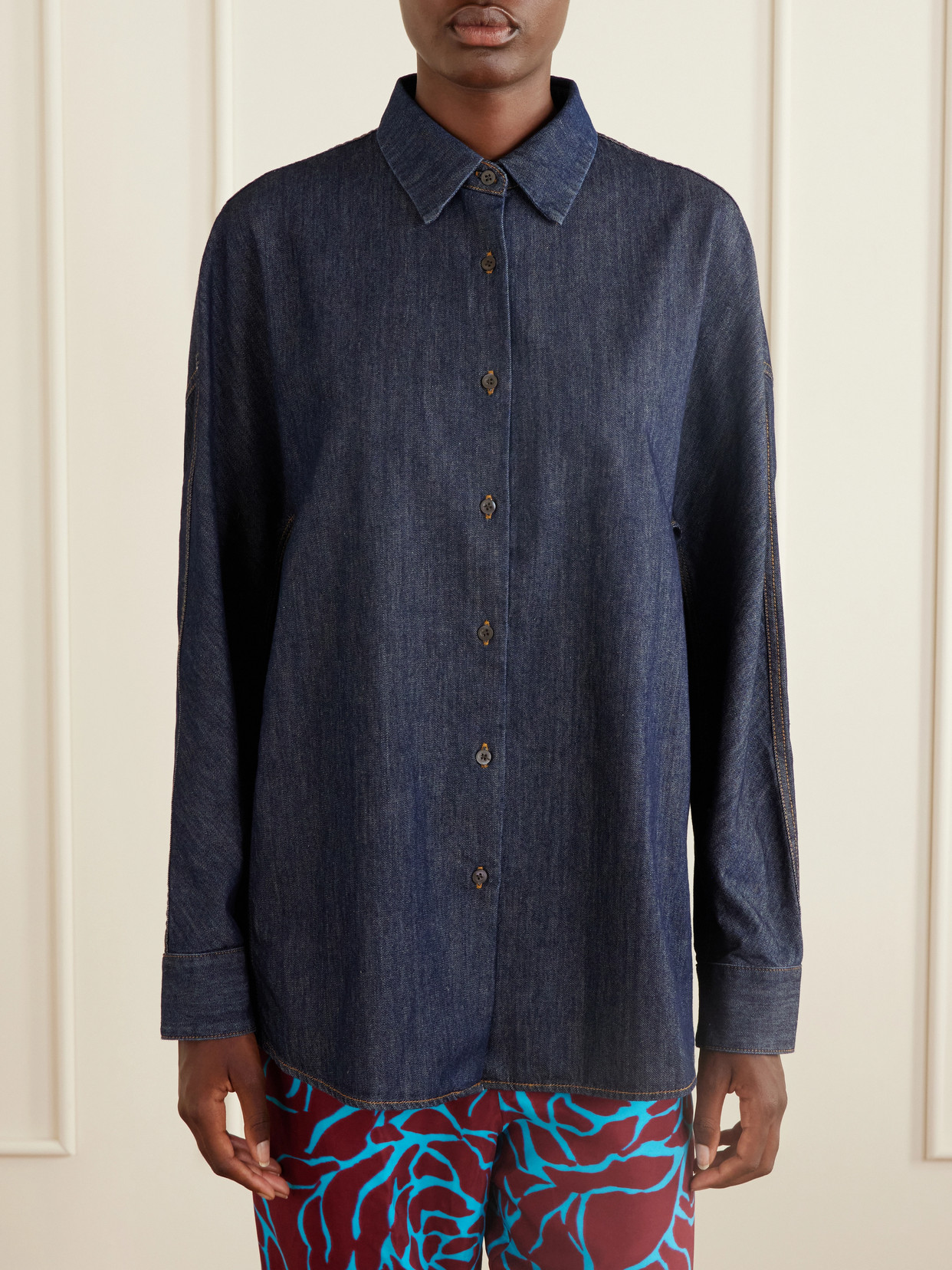 Oversized Denim Shirt