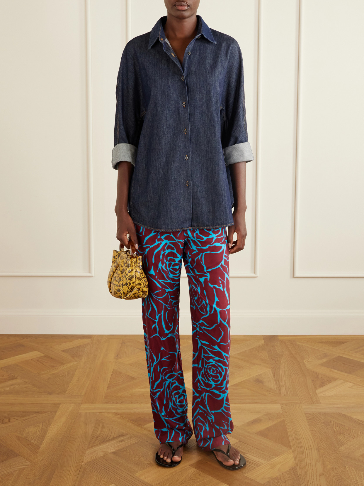 Oversized Denim Shirt