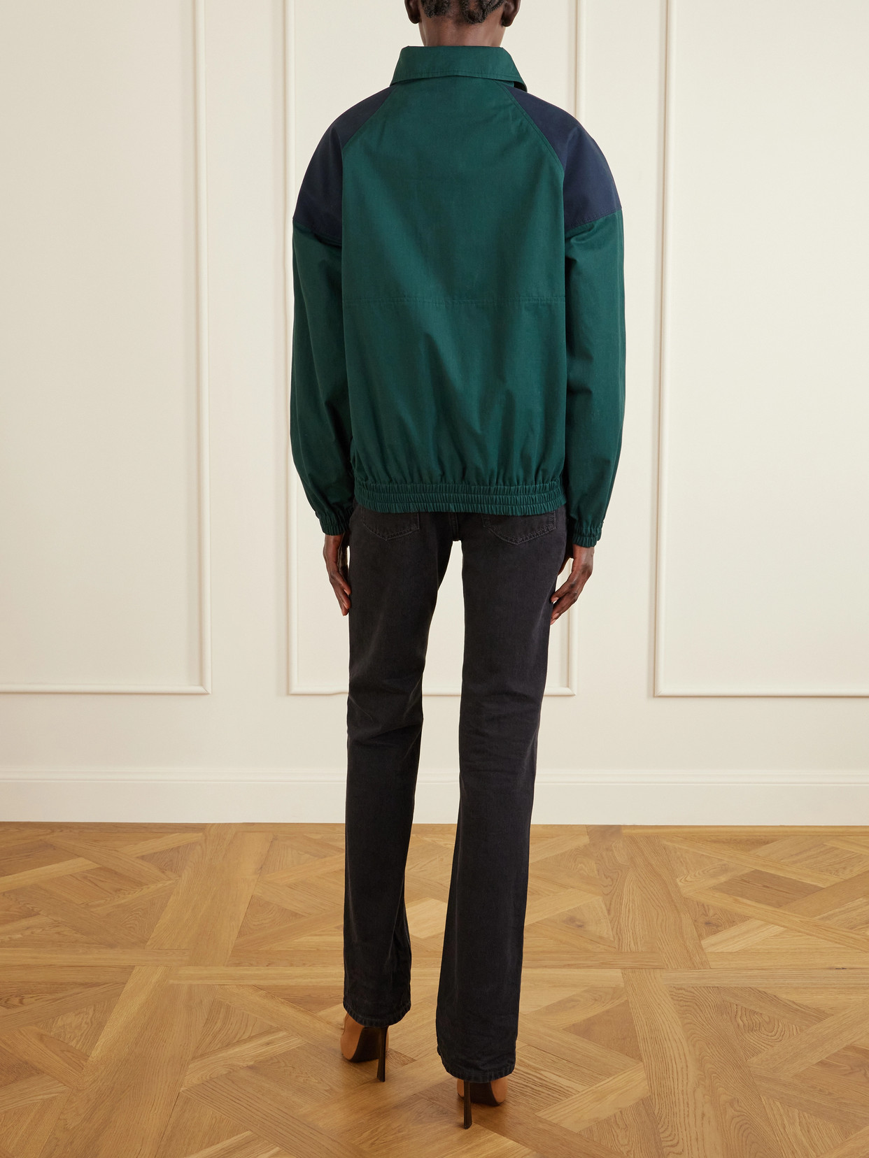 Cotton Half-Zip Jacket