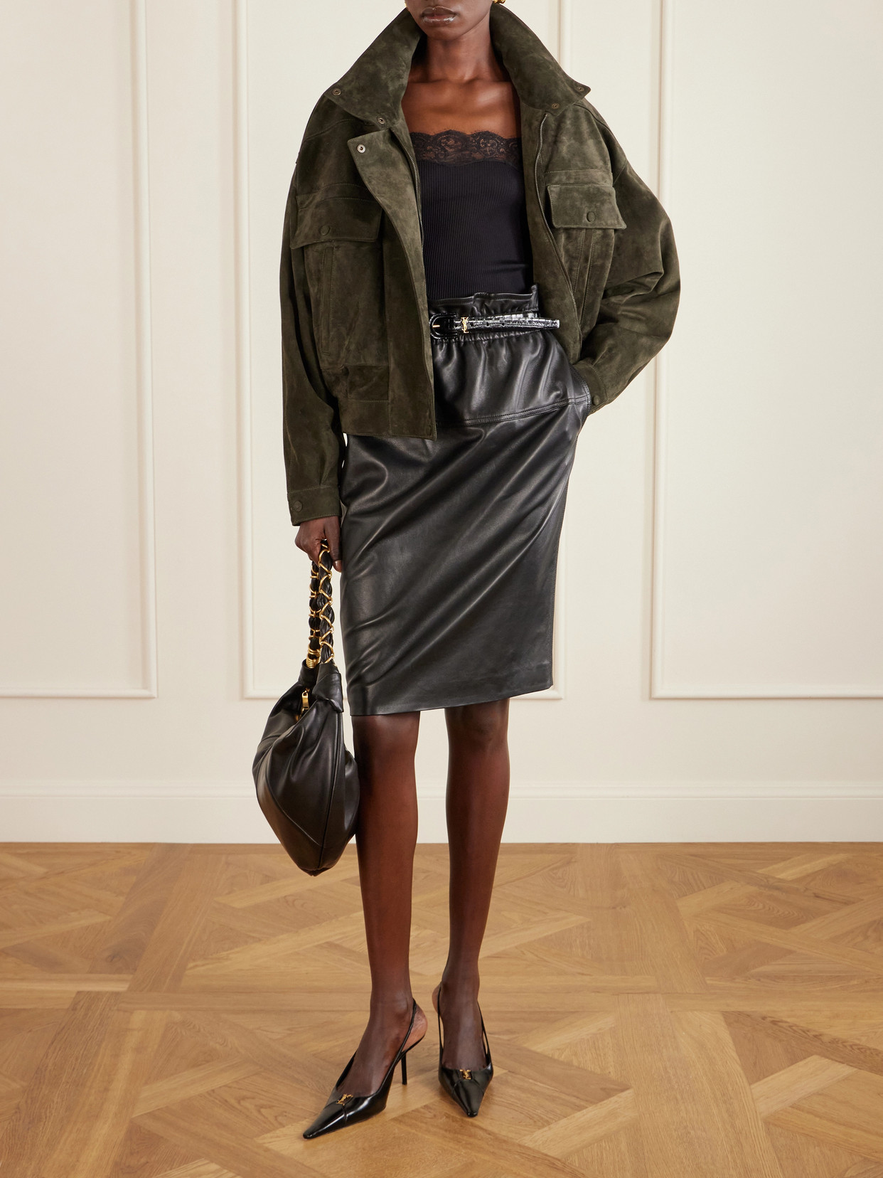 Leather Skirt