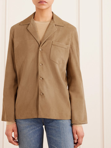 Saint Laurent Suede shirt
