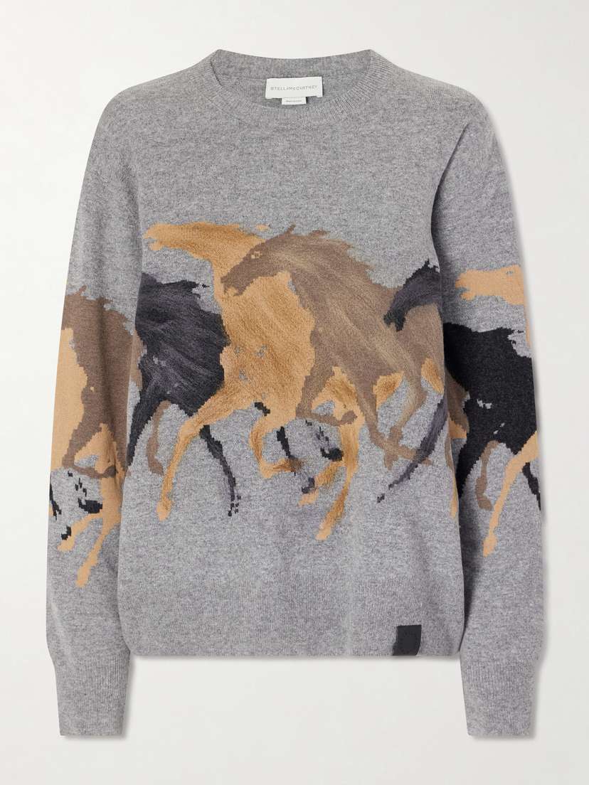 Stella McCartney Racing Horse Wool Sweater