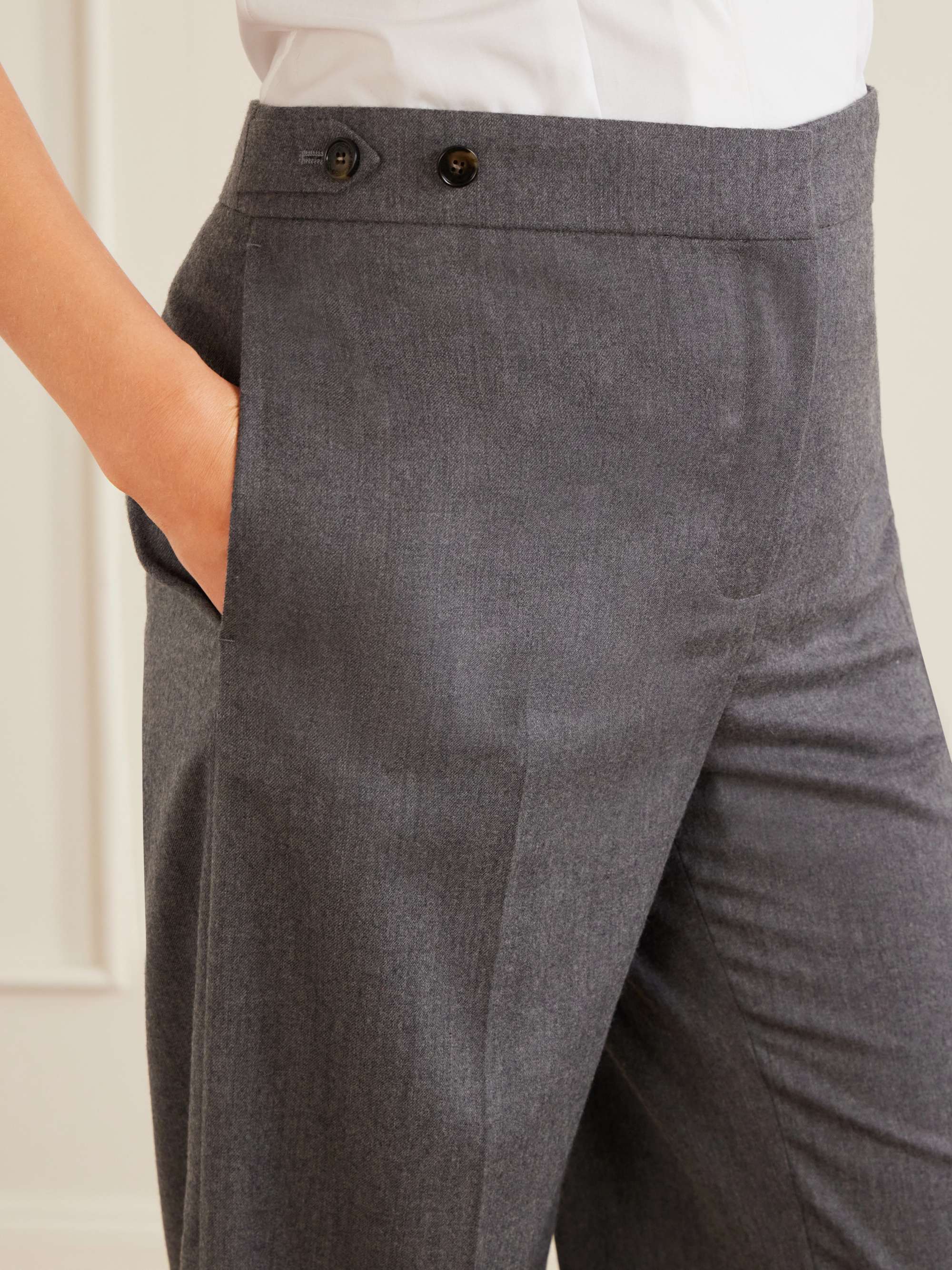 cham82  ◎ STELLA McCARTNEY STELLA MCCARTNEY Wool straight-leg pants | NET-A-PORTER