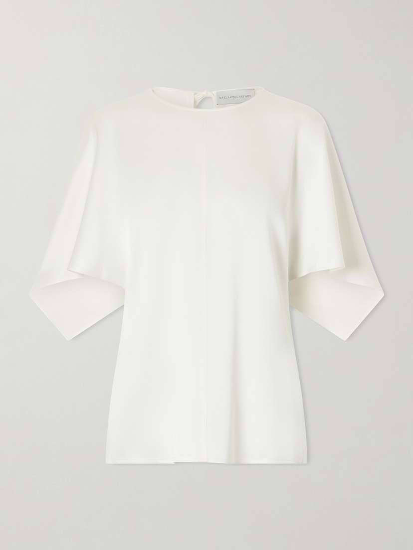 Stella McCartney Open-back Satin Blouse