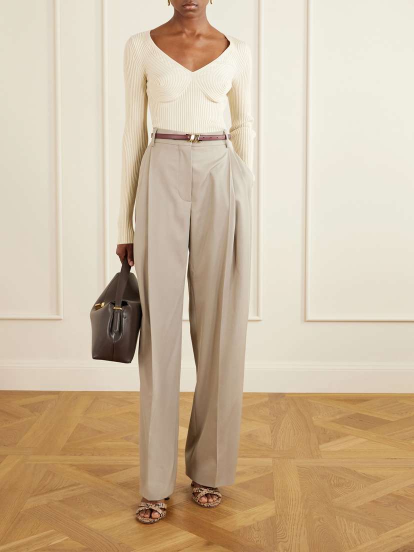 Stella McCartney Ribbed Cotton-blend Sweater | Thumbnail 2 Stella McCartney Ribbed Cotton-blend Sweater | Thumbnail 2