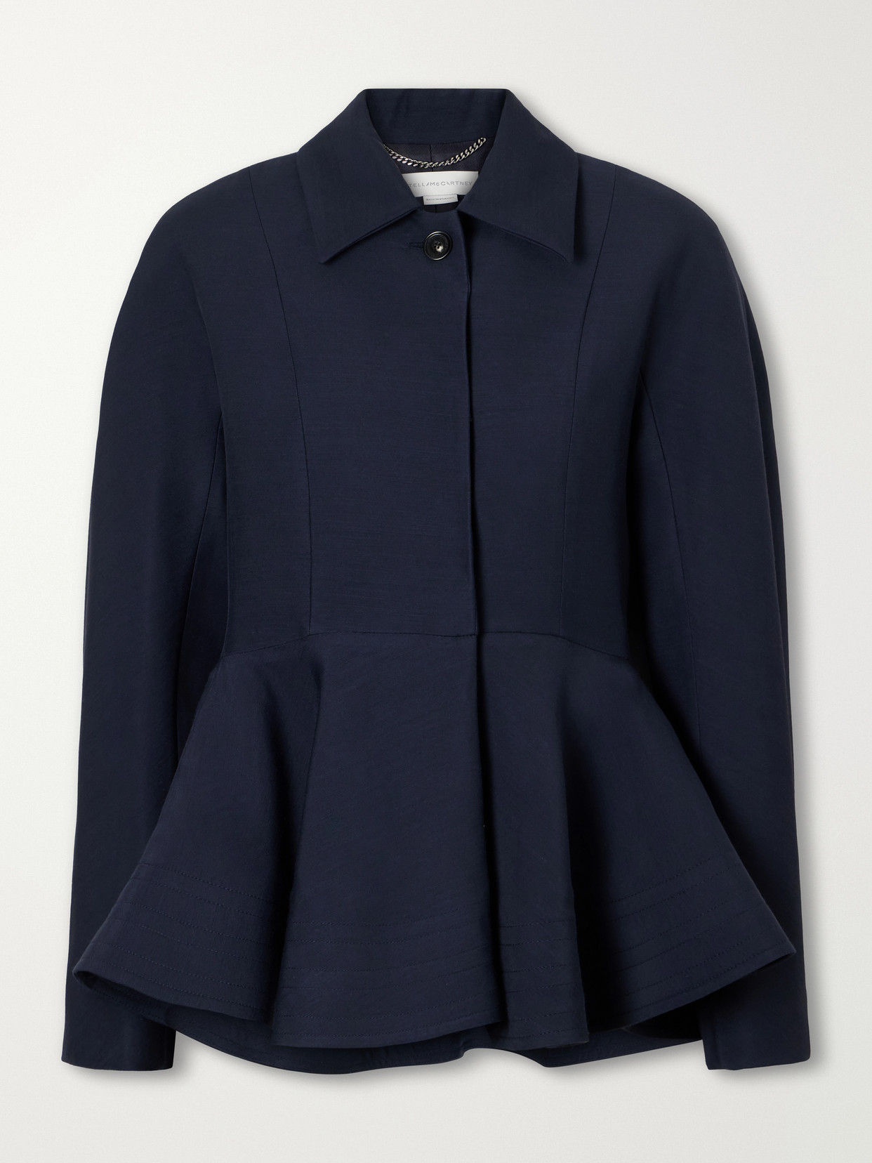 Crepe Peplum Jacket