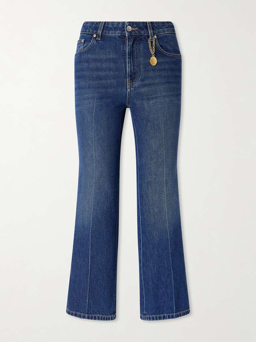 Stella McCartney Mid-rise Cropped Flared Jeans | Thumbnail 5