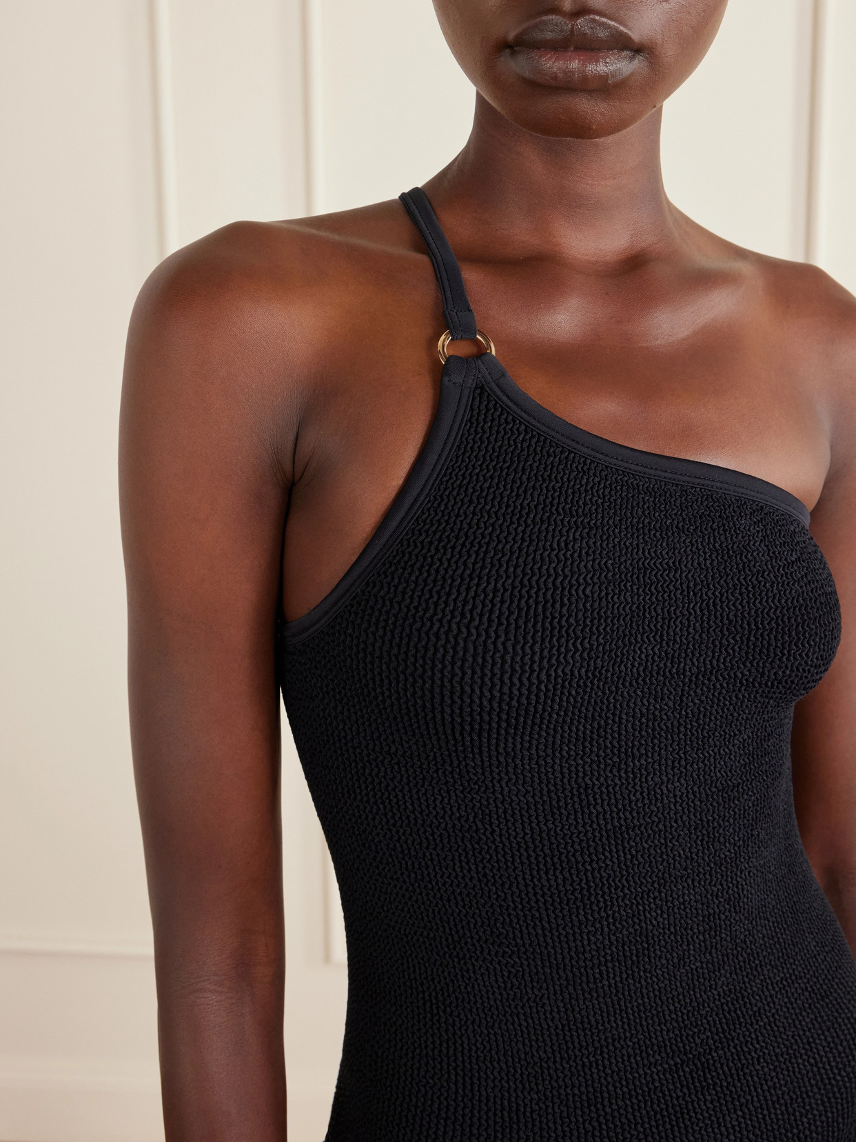 Clara One-Shoulder Original Crinkle Swimsuit