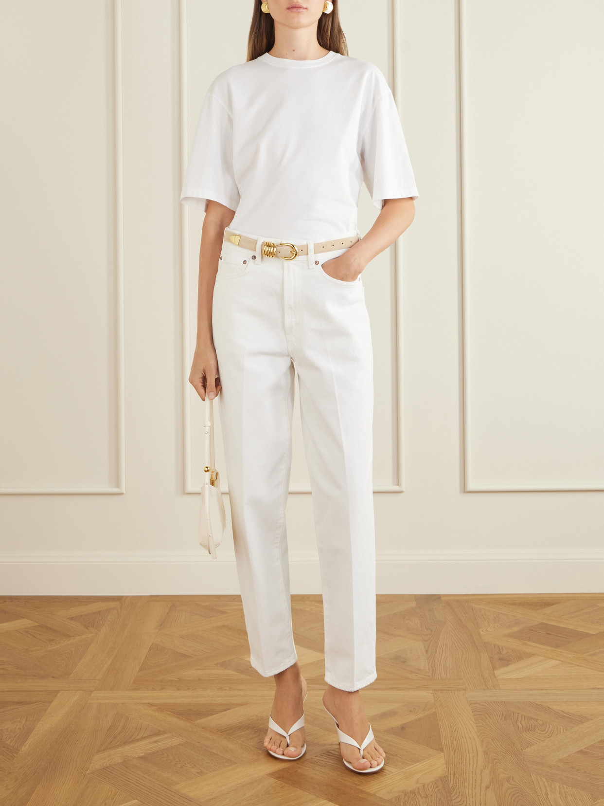 80S High-Waist Straight-Leg Jeans