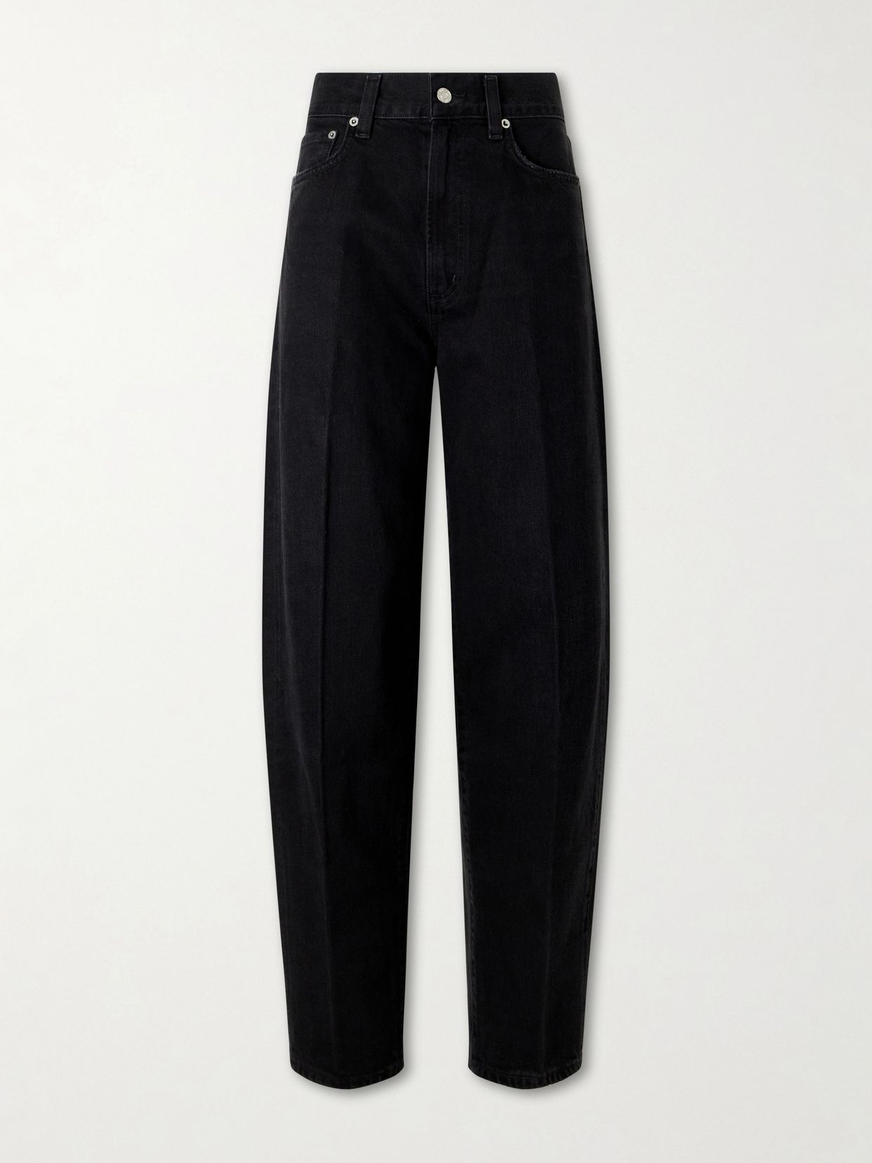 80’s high-rise straight-leg jeans