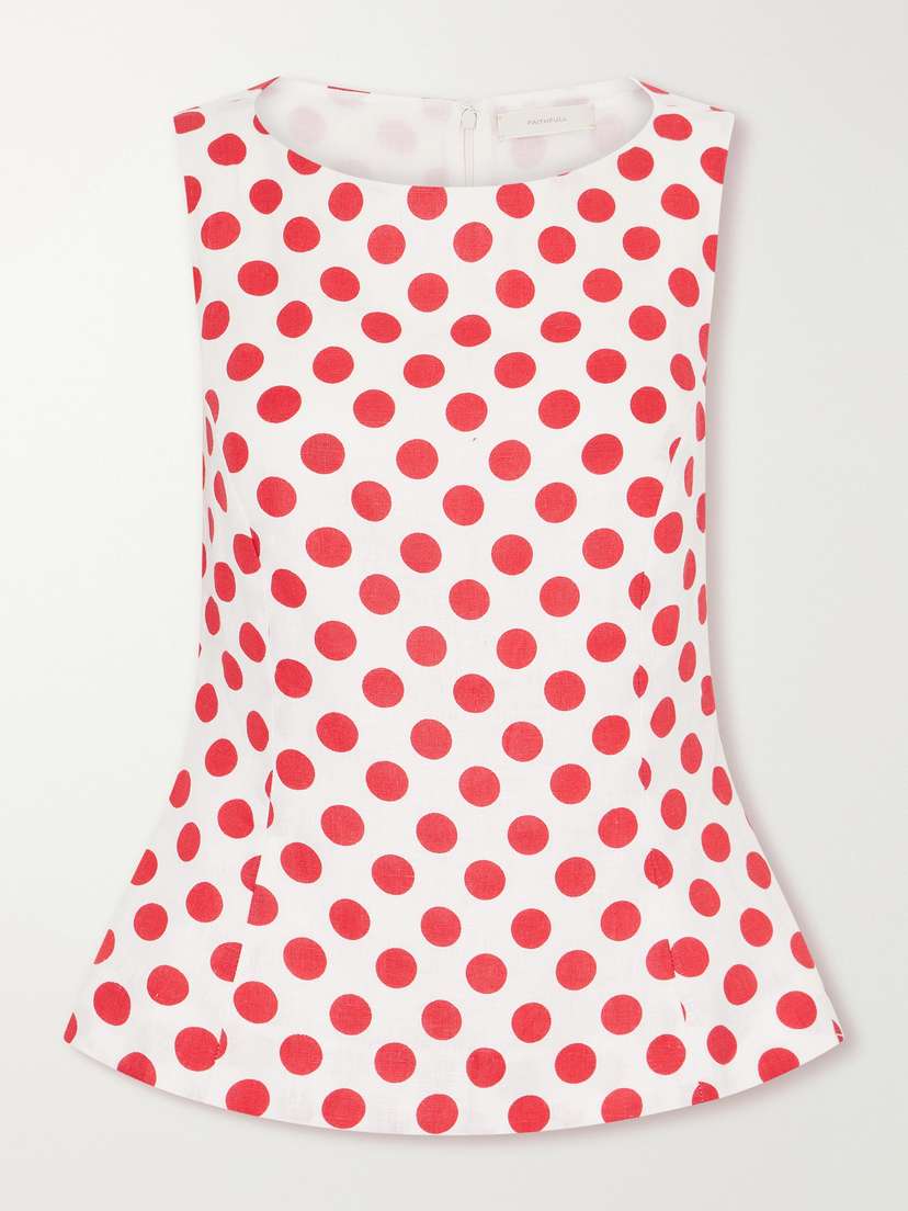 Faithfull Ana Polka-dot Linen Top | Thumbnail 5