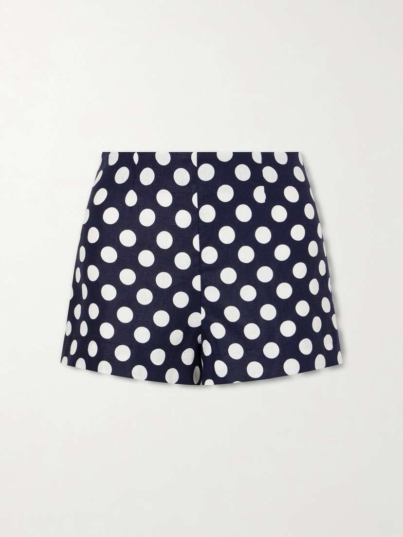 Faithfull Lila Polka-dot Linen Shorts | Thumbnail 6 Faithfull Lila Polka-dot Linen Shorts | Thumbnail 6