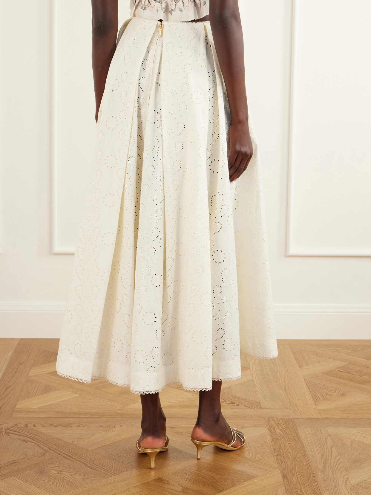 Delta Playa Broderie Anglaise Cotton Midi