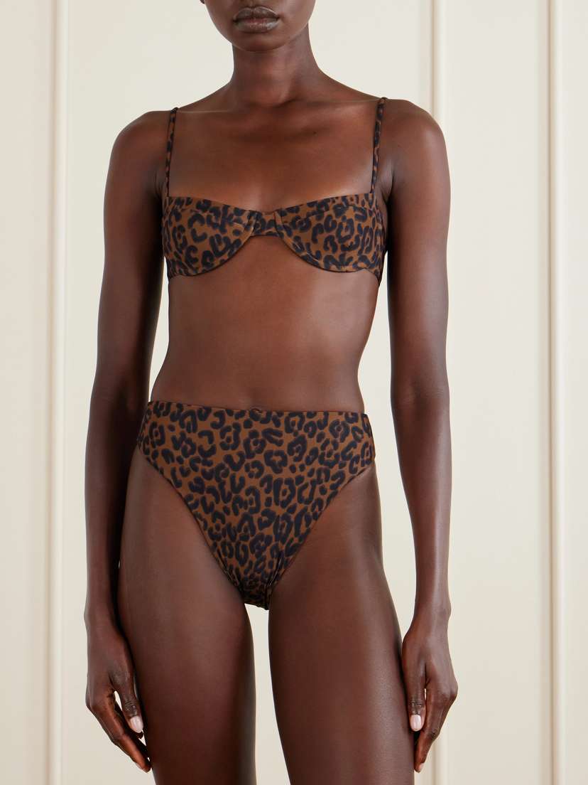 Haight Barbara Leopard-print Bikini Top | Thumbnail 2 Haight Barbara Leopard-print Bikini Top | Thumbnail 2