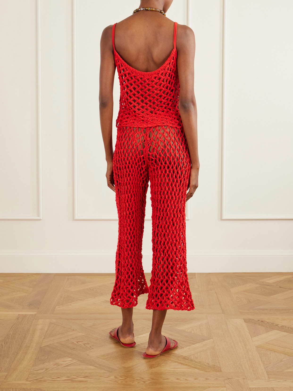 Clara Open-Knit Tank