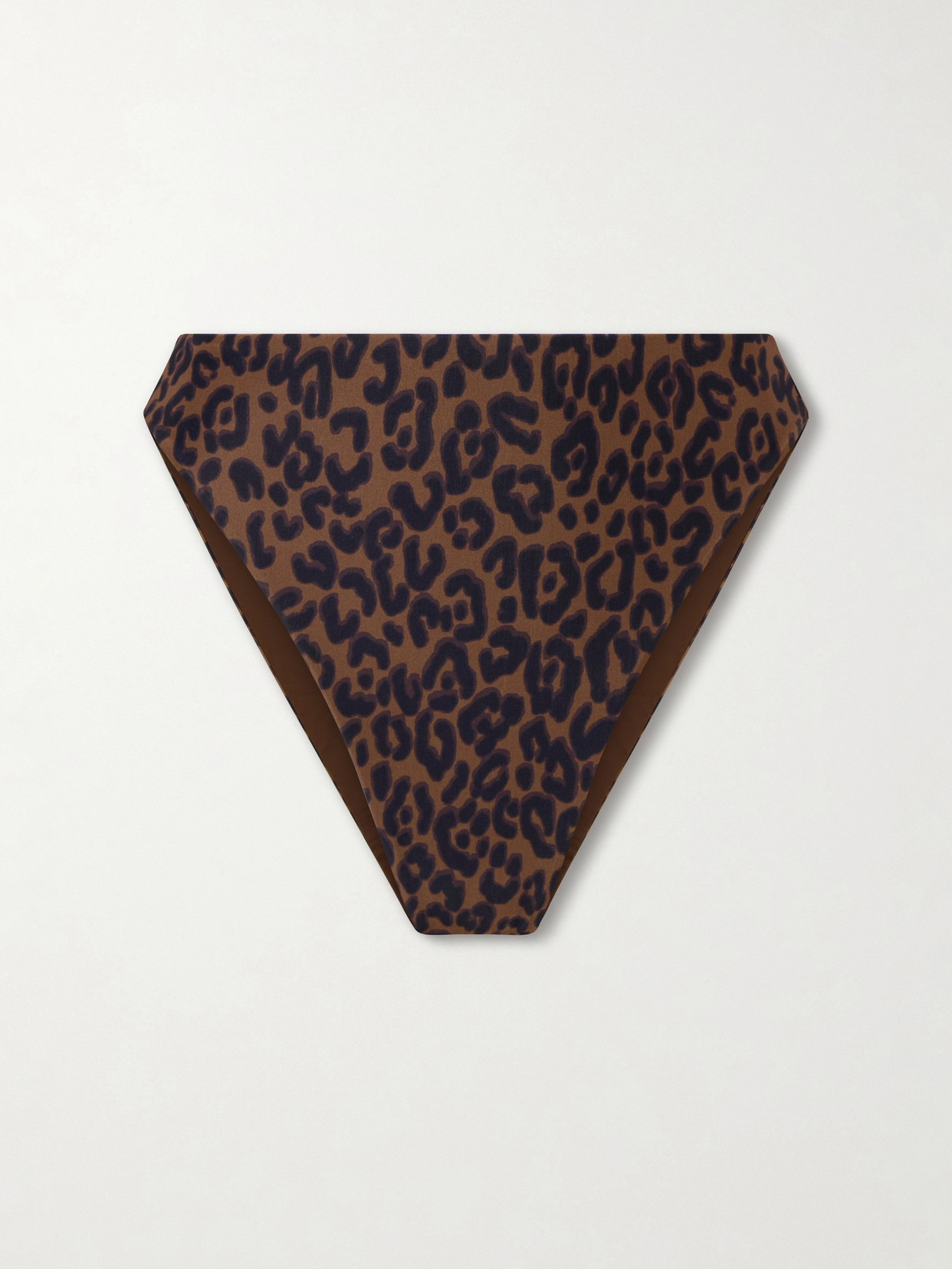 Haight Mah Leopard-print Bikini Briefs In Brown