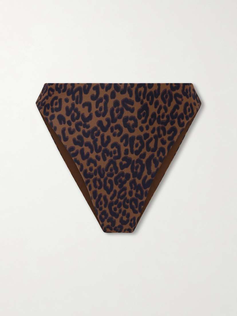 Haight Mah Leopard-print Bikini Briefs