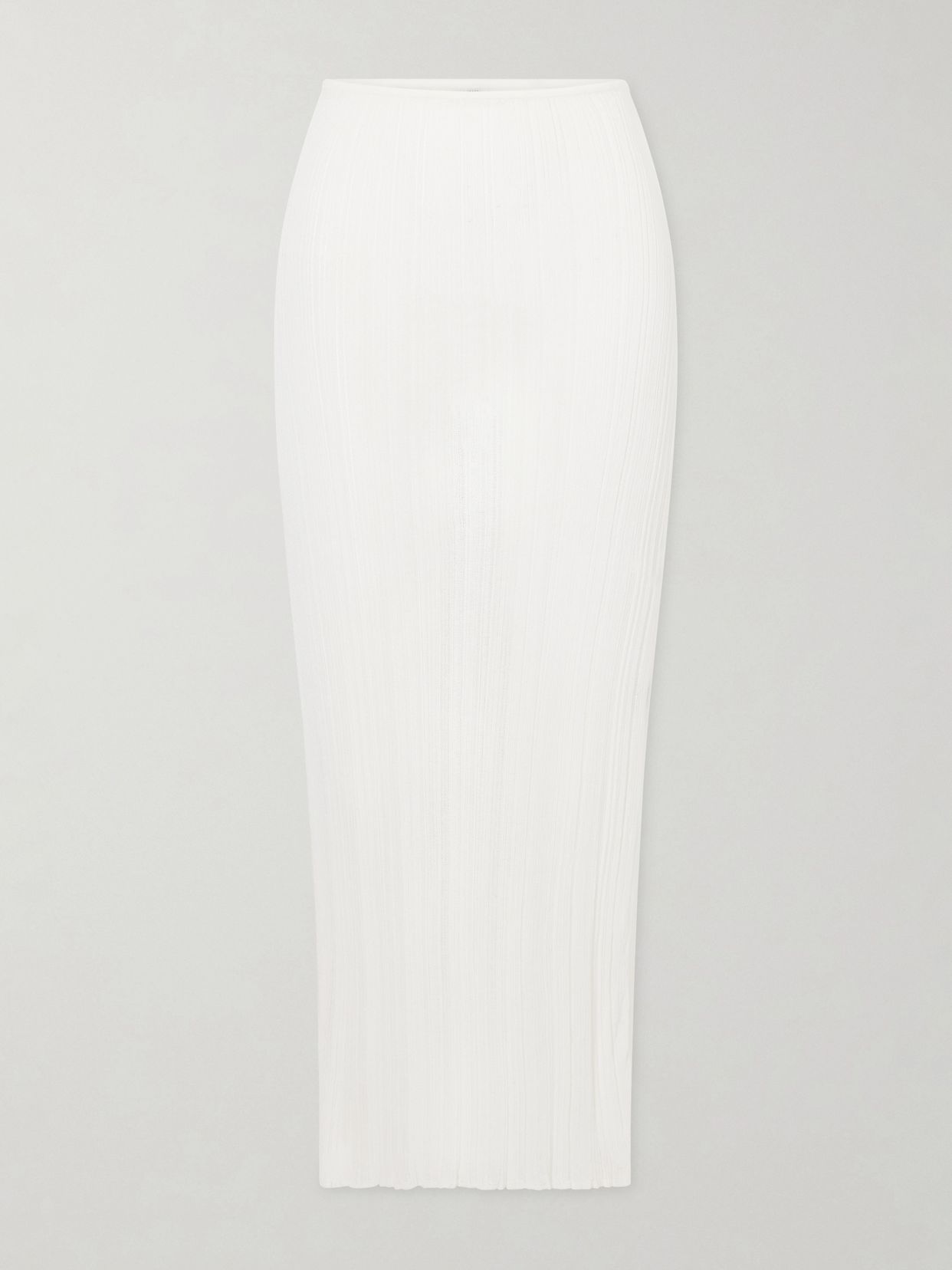 Ivana ribbed-knit maxi skirt