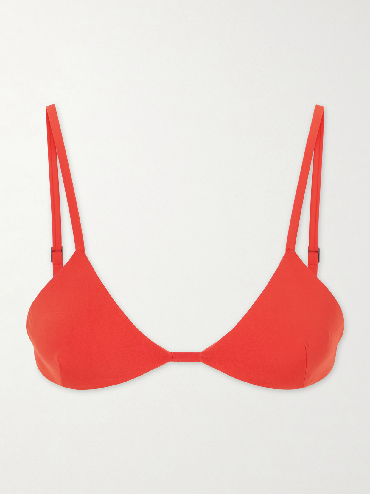 Haight Cora Triangle Bikini Top In Red