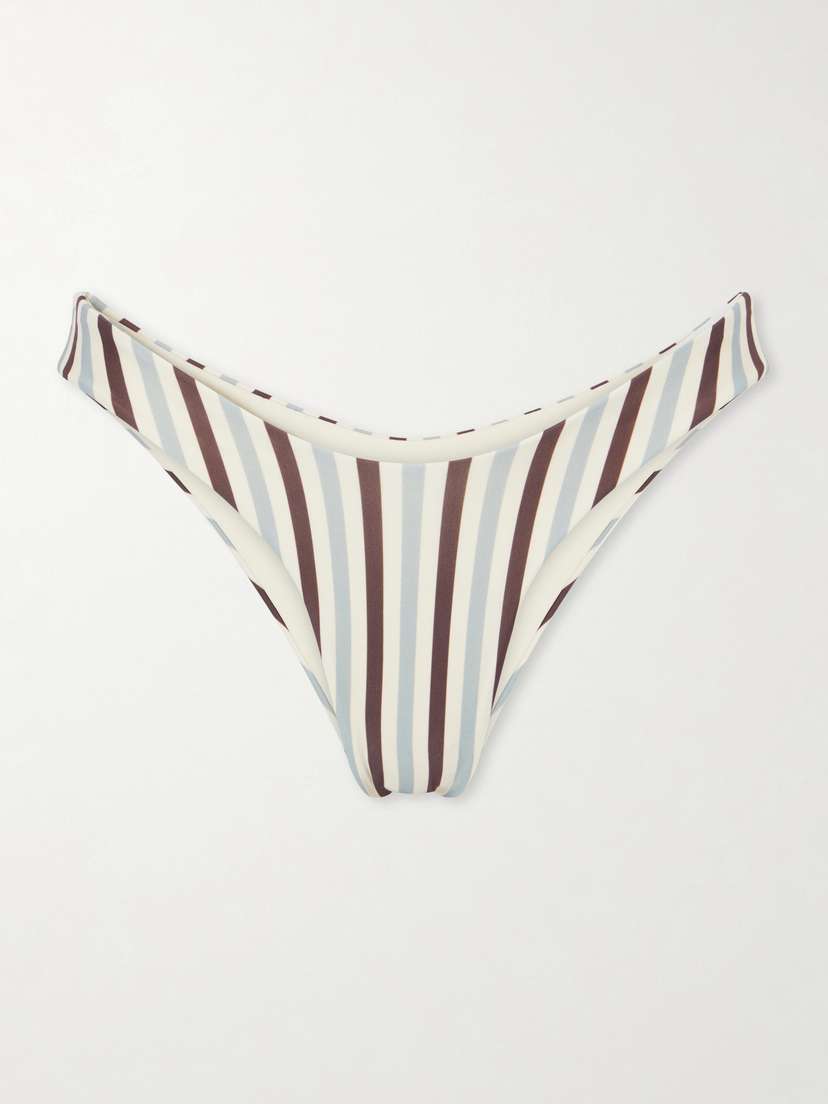 Haight Leila Striped Bikini Briefs