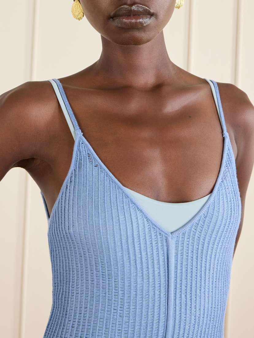 Haight Luna Open-knit Midi Dress | Thumbnail 4