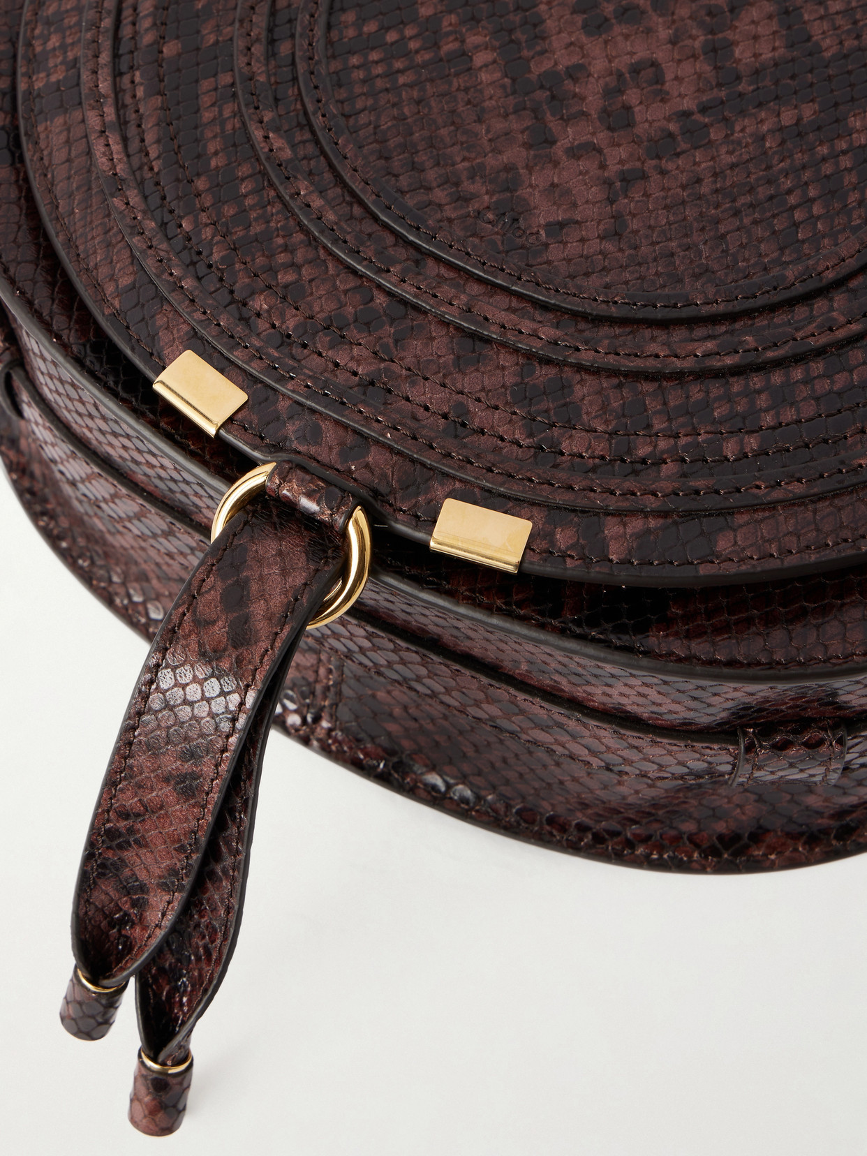 Chloé - Marcie Snake-Effect Shoulder Bag