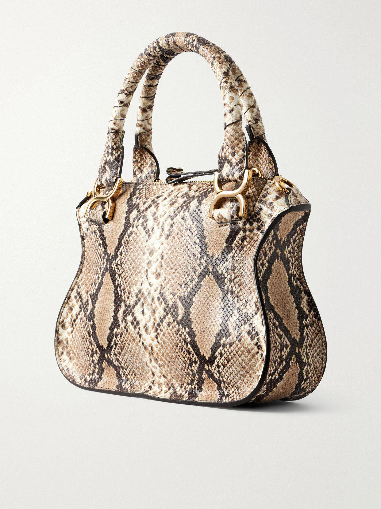 Chloé - Marcie Snake-Effect Tote Bag