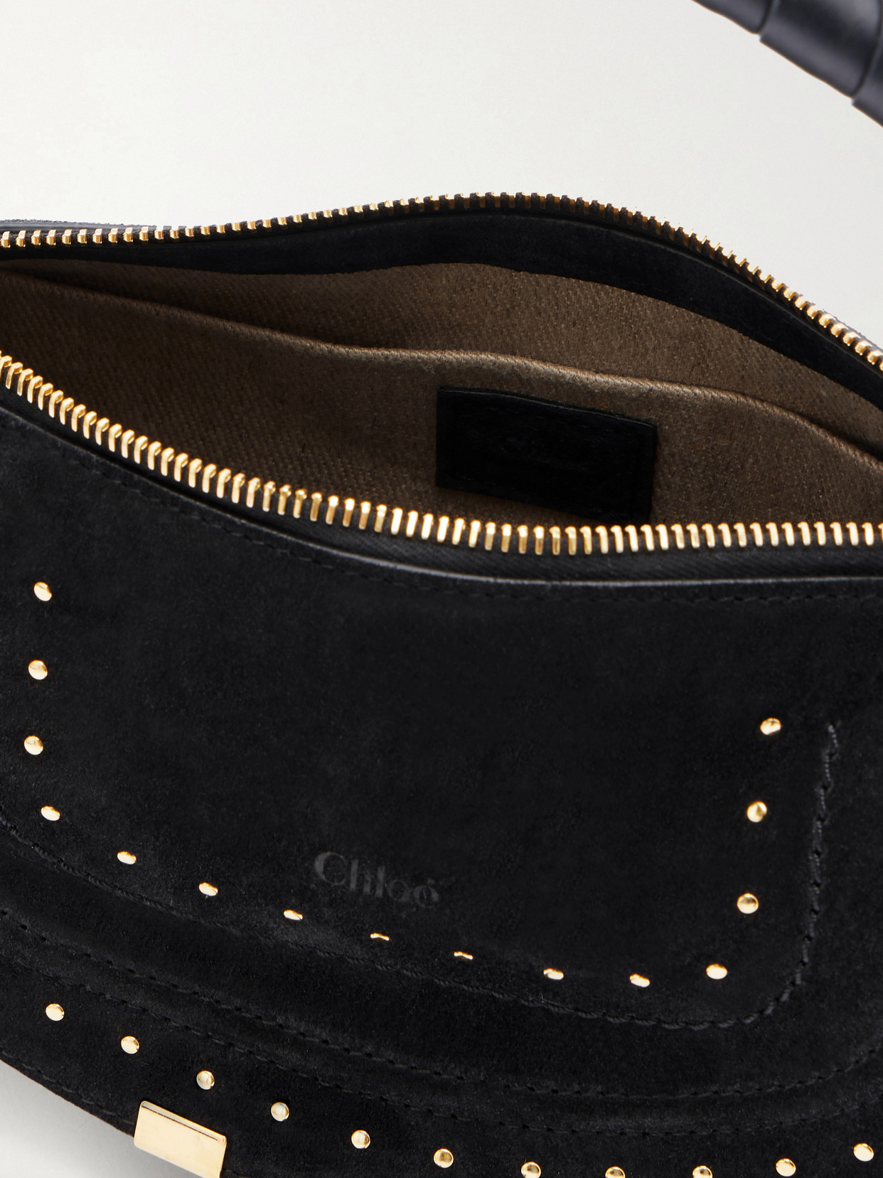 Chloé - Marcie Mini Studded Suede Tote