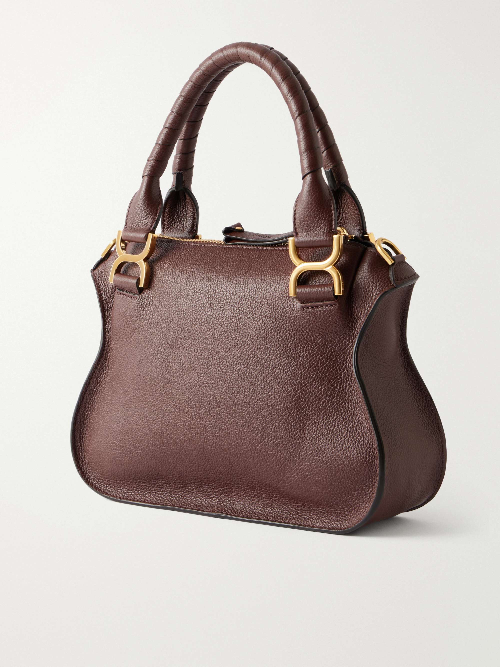 CHLOÉ Marcie medium textured-leather tote | NET-A-PORTER