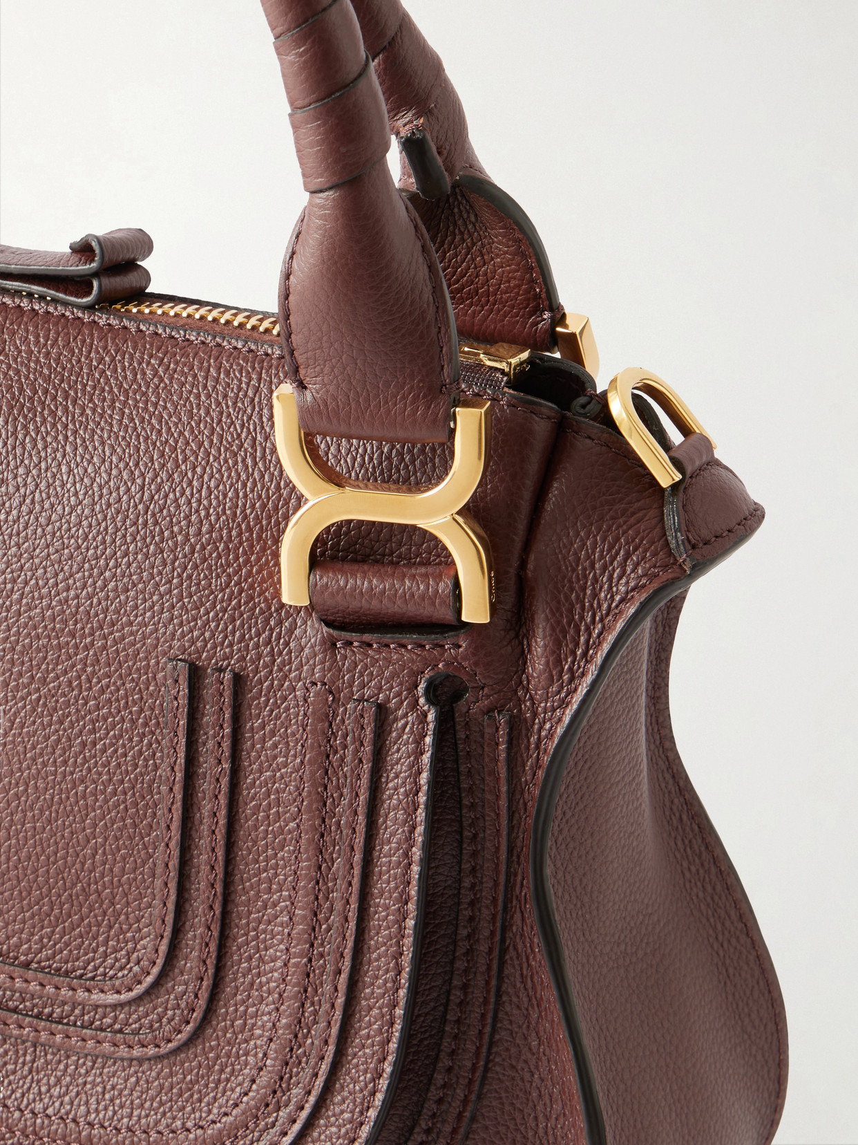 Chloé - Marcie Medium Textured-Leather Tote