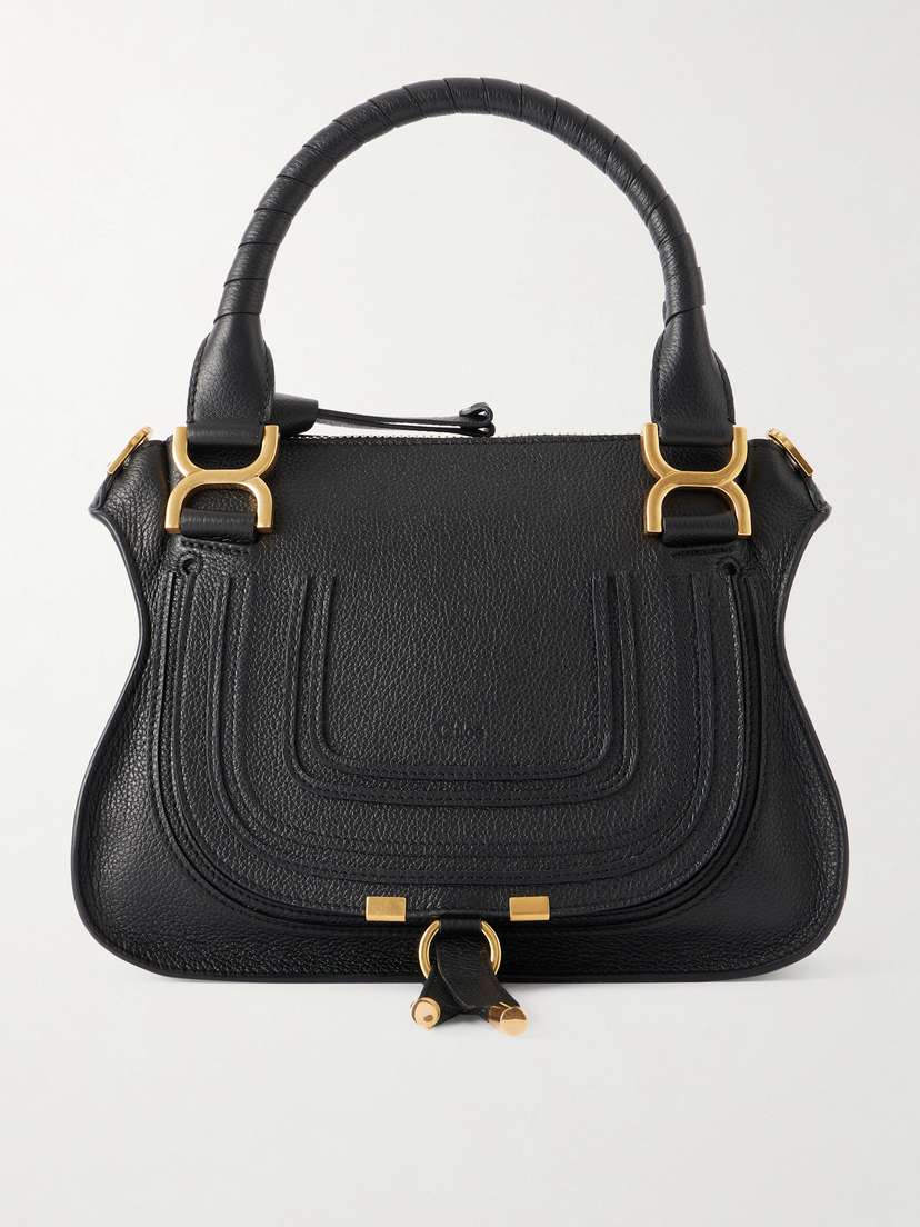 Chloé Marcie Textured-leather Tote Bag
