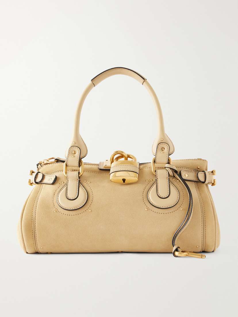 Chloé Paddington Suede Shoulder Bag