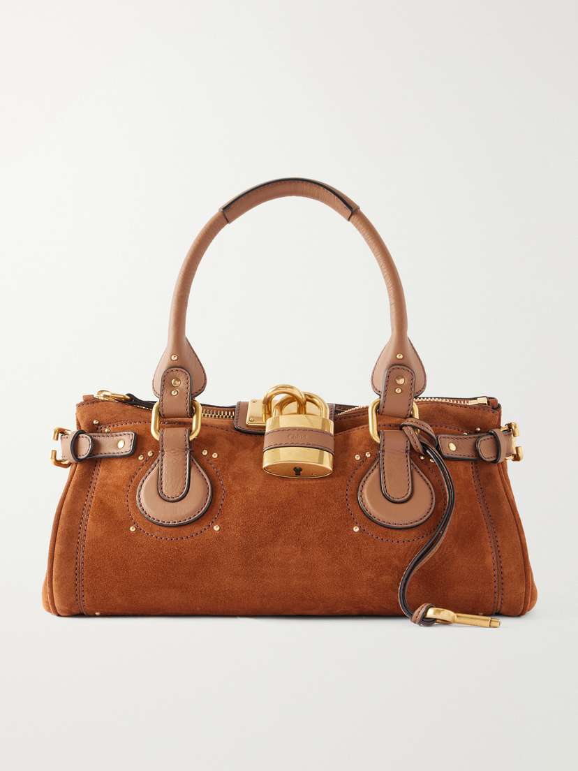 Chloé Paddington Suede Shoulder Bag | Thumbnail 7 Chloé Paddington Suede Shoulder Bag | Thumbnail 7