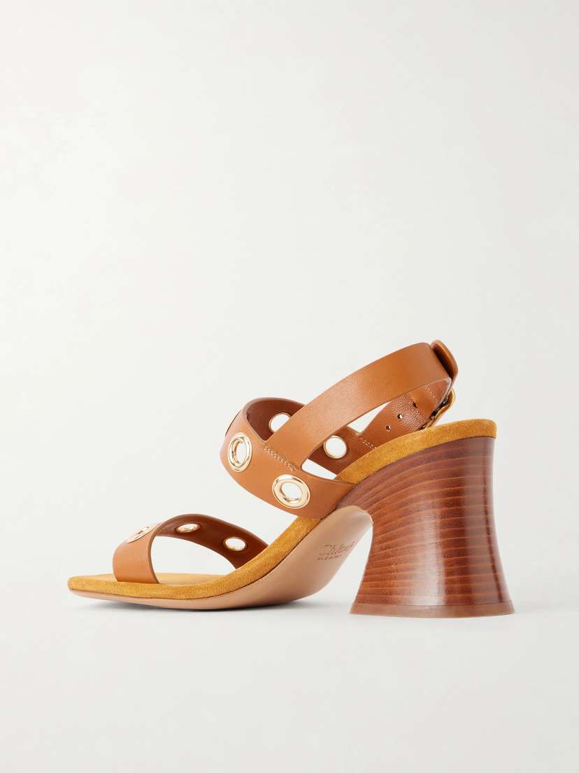 Chloé Embellished Leather Sandals | Thumbnail 3