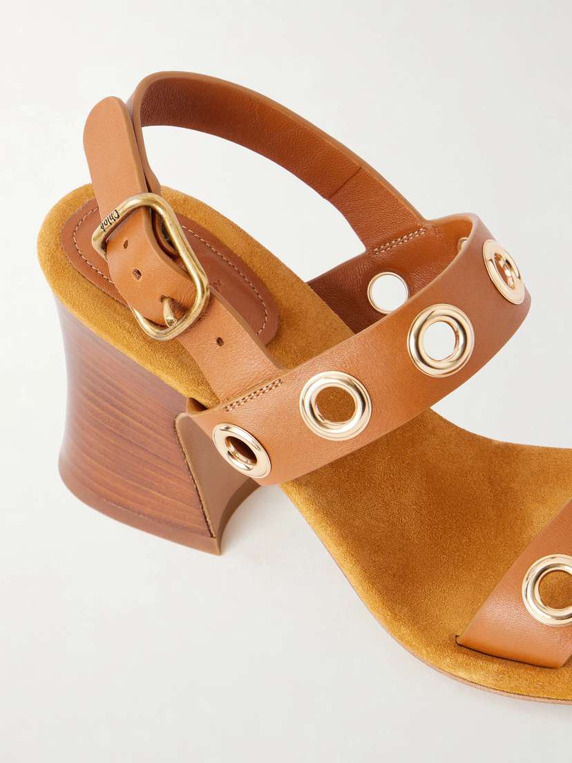 Chloé Embellished Leather Sandals | Thumbnail 5