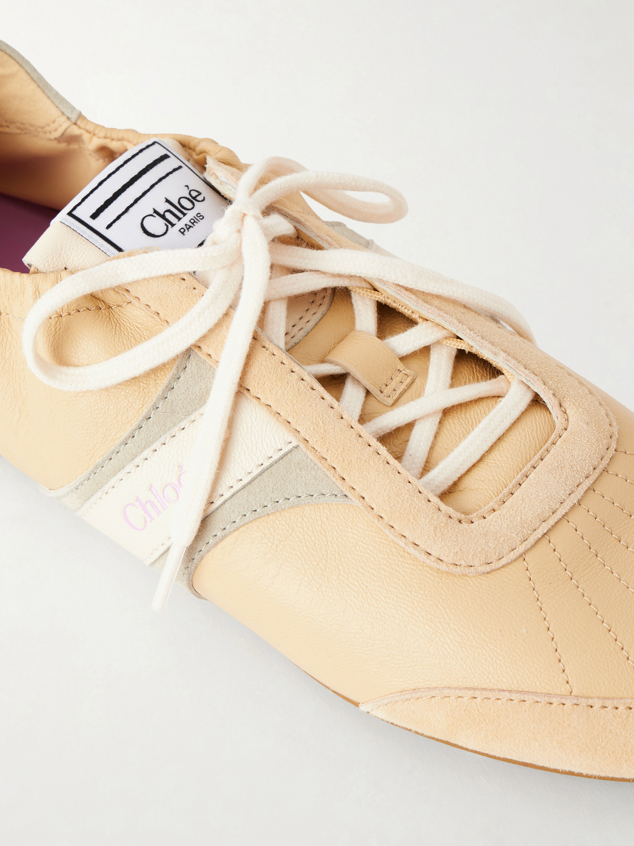 Chloé - Kick Suede And Sneakers