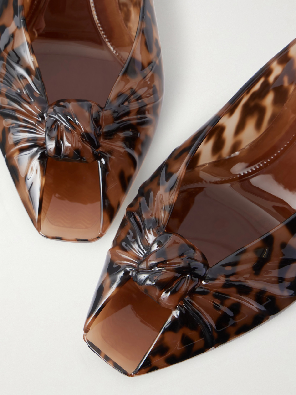 Chloé - Ruched Leopard-Print Tpu Mules