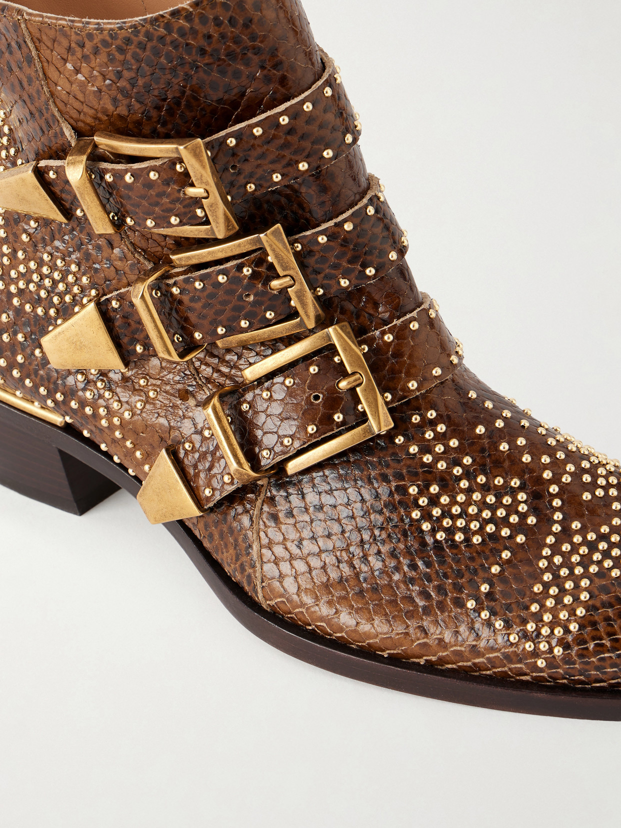 Chloé - Susan Studded Ankle Boots