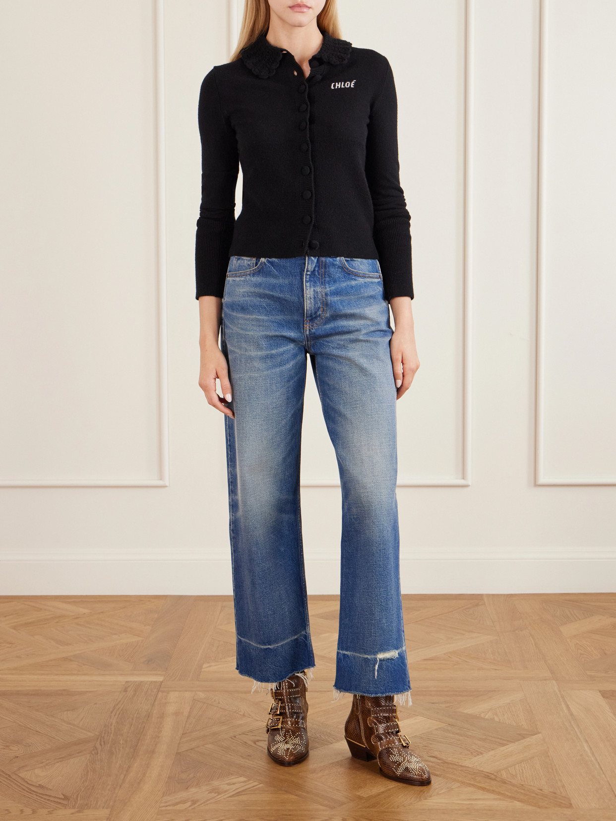 Chloé - Susan Studded Ankle Boots