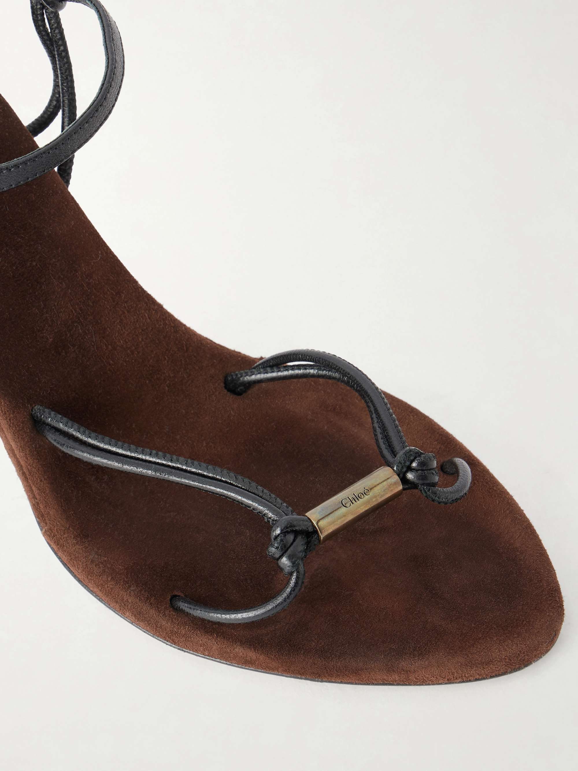 CHLOÉ Matilda leather sandals | NET-A-PORTER