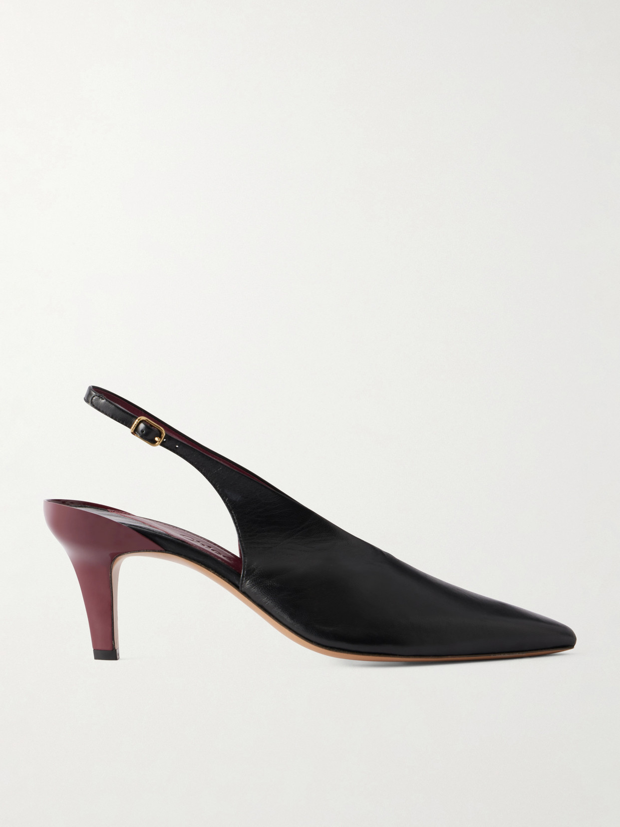 Chloé - Suzie Leather Slingback Pumps - Black