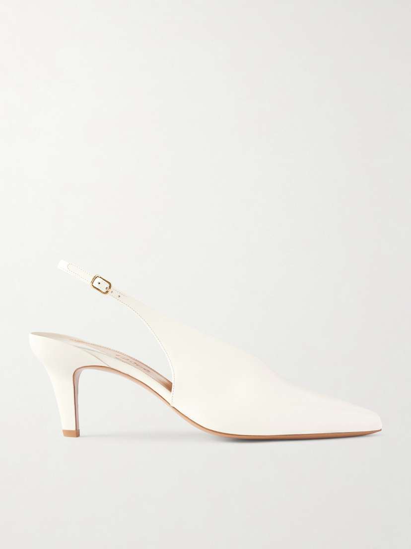 Chloé Suzie Leather Slingback Pumps