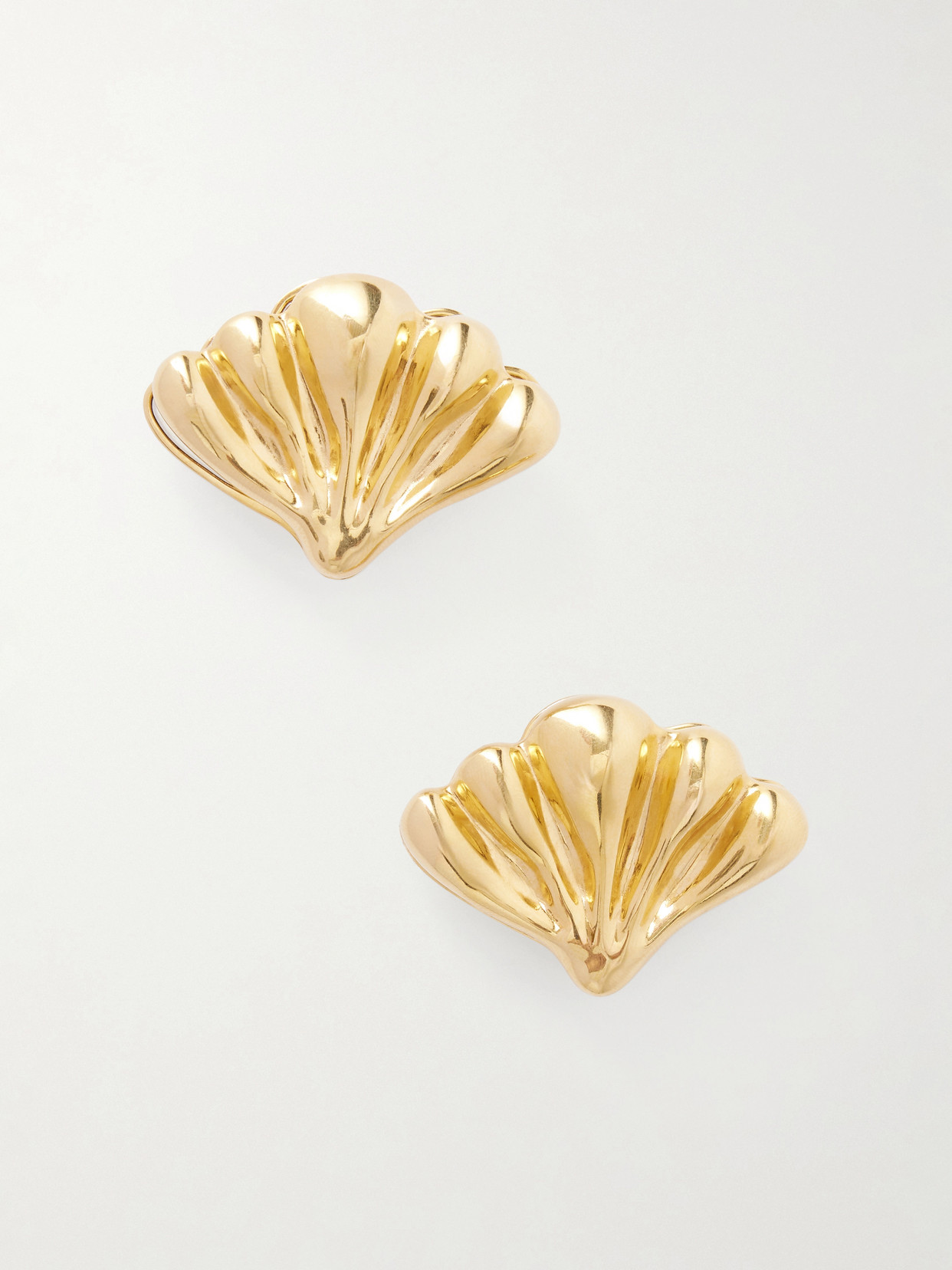 Chloé Gold-pleated Earrings